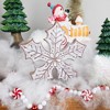 Northlight 7.25" White Snowflake Christmas Tabletop Decoration - 2 of 4