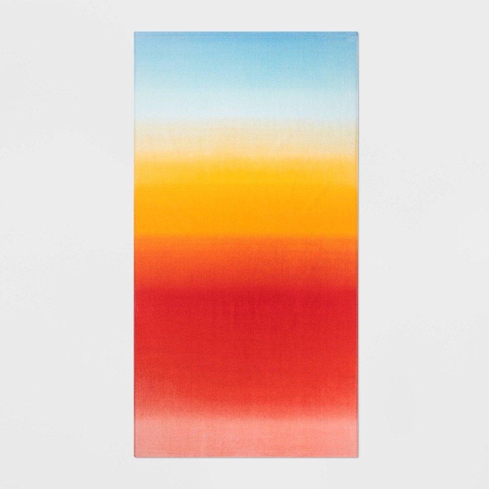 Ombre Warm Tones Beach Towel - Sun Squad™