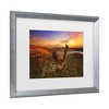 Trademark Fine Art - Piotr Krol Bloody Sunset Matted Framed Art - 3 of 4