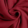 Women's Square Neck T-Shirts 3/4 Sleeve Slim Fit Casual Top Ribbed Knit Shirts for Women - 3 of 4