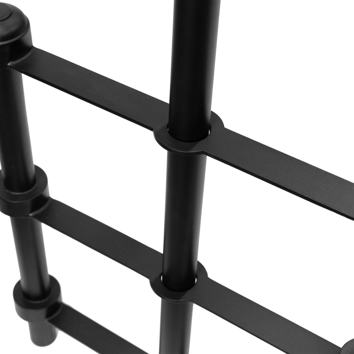 ACHLA Designs 98" Spiked Ground Stakes Wrought Iron Arbor - thumbnail 6