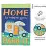Magnolia Garden Home Is Where You Park It RV 13 x 18 Inch Polyester Garden Flag - 2 of 2