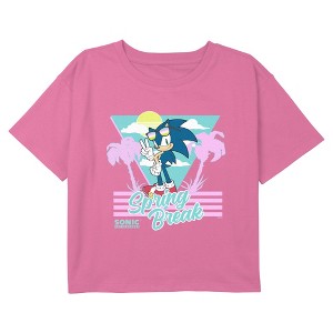 Girl's Sonic the Hedgehog Cool Spring Break T-Shirt - 1 of 3