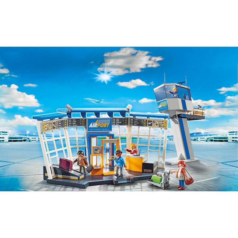 Playmobil 5338 Airport with Control Tower Building Set, 5 of 8