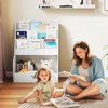 Tangkula Kids Bookshelf 4-Tier Wooden Bookcase Toy Storage Organizer Montessori Bookshelf - 2 of 4