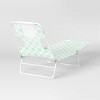 Folding Lounger Blue - Sun Squad™ - 3 of 4