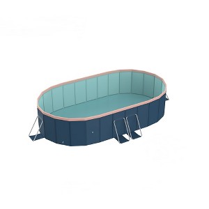 Racxily Foldable PVC Pool for Adults & Kids, Portable Outdoor Swimming Pool for Summer Backyard, Patio, Garden - 1 of 4