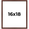 PosterPalooza | Classic Modern Brown Picture Frame - UV Acrylic, Foam Board Backing, Hanging Hardware - 2 of 4