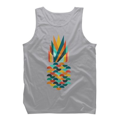 Men's Design By Humans Geometric Pineapple By radiomode Tank Top