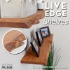 RESTORE Sunset Cedar 36 in. Live Edge Wood Shelf (Wood Only) by Pipe Decor - 3 of 4