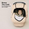 KeaBabies Baby Car Seat Cover for Spring, Autumn, Winter, Universal Stretch Fit Car Seat Covers for Babies - 2 of 4
