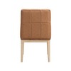 Meridian Furniture,Adrian Vegan Leather Dining Side Chair, Set of 2 - 4 of 4