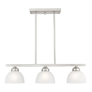 Livex Lighting Somerset 3 - Light Pendant in  Brushed Nickel - 1 of 1