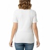 Women's Crew Neck Cross Over Nursing Short Sleeve Top | Motherhood Maternity - 2 of 3