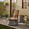 14"x28" Outdoor Patio Fire Table Cement Gray - Hearth & Hand™ with Magnolia - 2 of 4