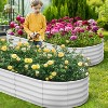 Galvanized Steel Raised Garden Bed with Open-Ended Base Design, Planter Boxes Kit, Elevated Planter for Outdoor Plants, Gardening - 2 of 4