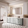 Rectangular Framed Tempered Glass Wall-Mounted Bathroom Vanity Mirror - 2 of 4