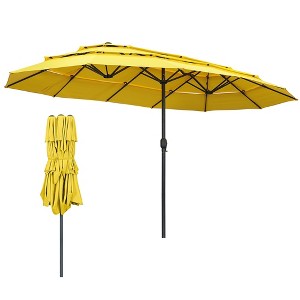 Ainfox 15ft. Outdoor Double-layer Sunshade Umbrella - 1 of 4