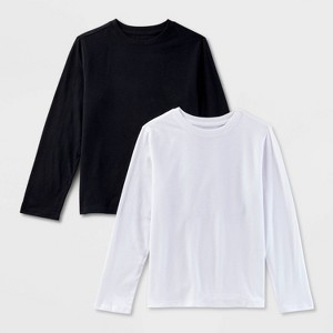 Boys' 2pk Long Sleeve T-Shirt - Cat & Jack™ - 1 of 3