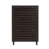 Minimalist Tipping Bucket Shoe Cabinet With Hanging Hooks And 3 Flip Drawers,Shoe Cabinet With Adjustable Panel,Entryway Organizer-Cuddlewood - 3 of 4