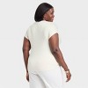 Women's Short Sleeve Ribbed T-Shirt - A New Day™ - 2 of 3