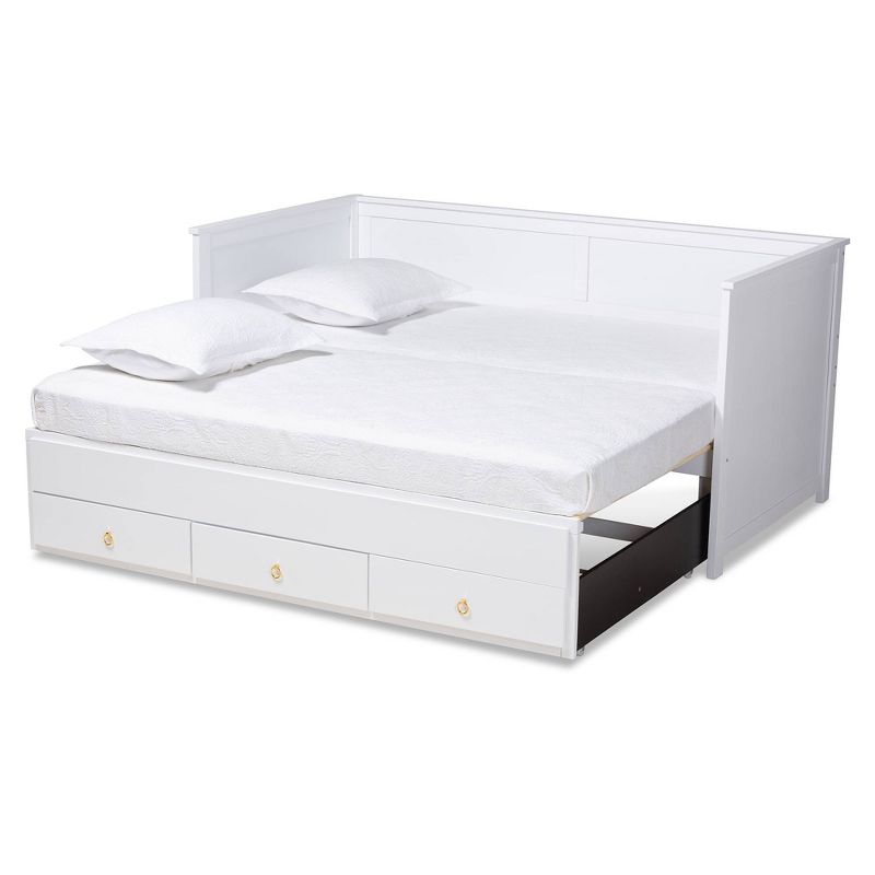 Twin to King Thomas Expandable Daybed with Storage Drawers - Baxton Studio, 5 of 15
