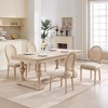Sapphtopaz French Country Wooden Dining Chairs Set of 2, Side Accent Chairs Kitchen Chairs Barstools for Dining Room, Kitchen Island - 4 of 4