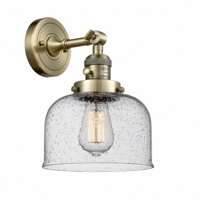 Bell - 1 Light Wall Sconce In Industrial Style-12 Inches Tall and 8 Inches Wide