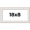 PosterPalooza | Panoramic Sculpted White Picture Frame - UV Acrylic, Foam Board Backing, Hanging Hardware - 2 of 4