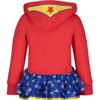 DC Comics Justice League Wonder Woman Baby Girls Zip Up Costume Hoodie Infant - 3 of 4
