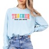 Simply Sage Market Teacher Bright Varsity Garment Dyed Long Sleeve - 2 of 4