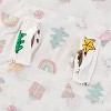Toddler Girls' Adaptive 2pk Holiday Short Sleeve Dress - Cat & Jack™ Dark Green/Cream - 4 of 4
