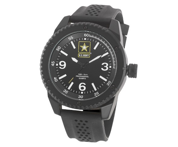 Men's' Wrist Armor U.S. Army C20 Analog Quartz Watch - Black