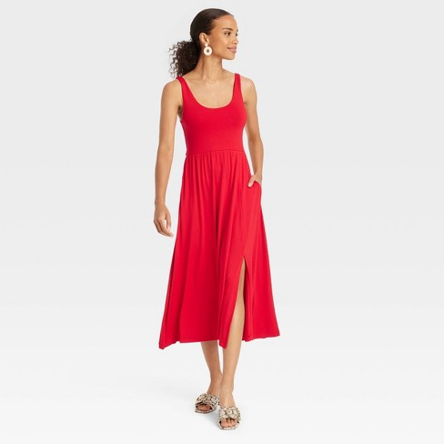 Women s Midi Ballet Dress A New Day Red S