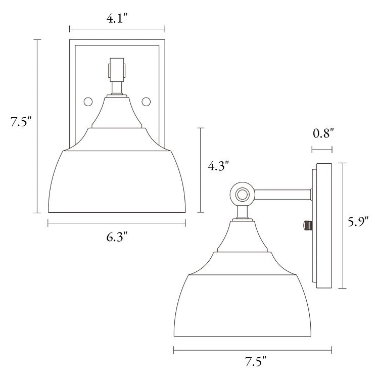 LNC Lainanger Polished Gold and Matte Black Bathroom Vanity Light with Clear Glass Bowl, Modern, 1-Light, 2-Light, 3-Light, 4-Light, 3 of 14