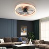 VYNXARIA Sleek White Aura Ceiling Light Fan,Style Meets Functionality - 3 of 4
