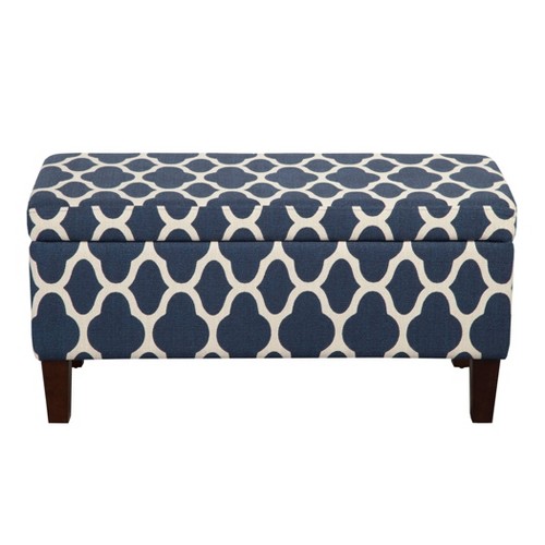 Amazing Deal on Drake Large Decorative Storage Bench Navy ...