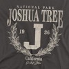 Joshua Tree National Park Laurel Wreath Adult T-Shirt Charcoal - 2 of 4