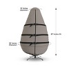 Covers&All Christmas Tree Upright Storage Bag, 8 oz Heavy Duty 600 Denier - 2 of 4