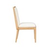 Meridian Furniture,Bristol Linen Textured Fabric Dining Chair, Set of 2 - 4 of 4