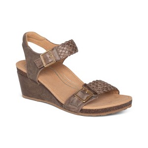 Aetrex Grace Adjustable Woven Wedge - 1 of 4