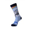 Land of Dreams Socks - Fire Breathing Unicorn on a Dolphin! from the Sock Panda (Men's Sizes, Adult Large) - 4 of 4