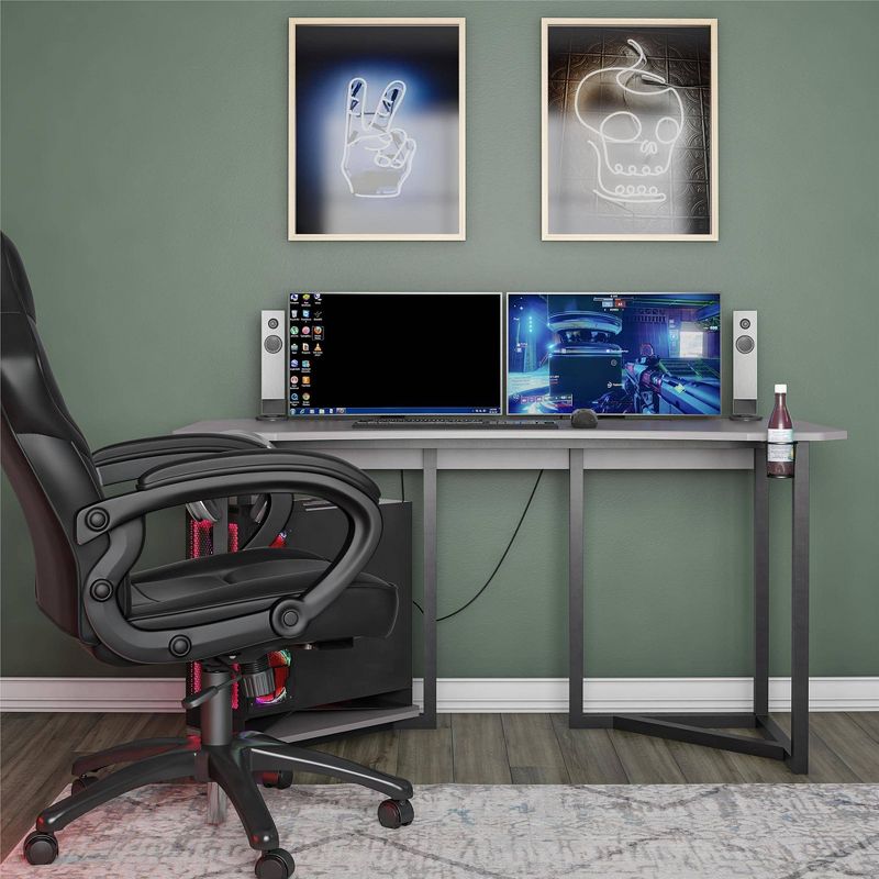 Quest Gaming Desk with CPU Stand - NTENSE, 6 of 13