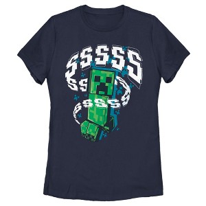 Women's Minecraft SSSS Creeper T-Shirt - 1 of 4