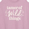 Women's - Instant Message - Tamer Of Wild Things Graphic Racerback Tank - 2 of 4