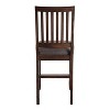 Steve Silver Co. 2pk Yorktown Counter Height Barstool Espresso: Upholstered, Wood Frame, 250lb Capacity - 4 of 4
