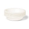 White Disposable Paper Bowls - 30ct - Dealworthy™ - image 2 of 3