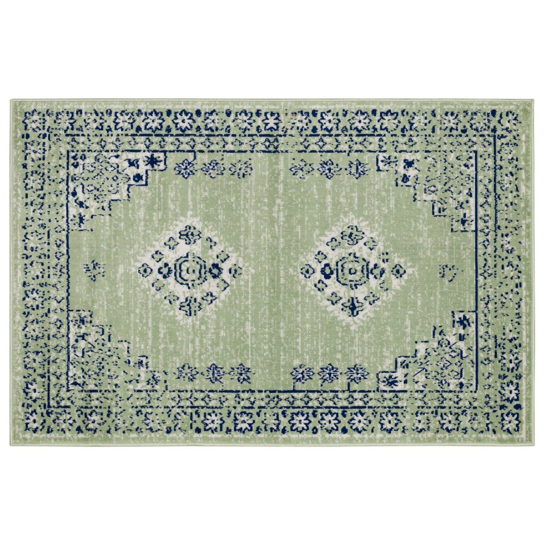 Mohawk 4'x6' Persian Woven Area Rug Light Green