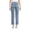 Lands' End Women's Starfish High Rise Knit Denim Straight Crop Jeans - 2 of 4