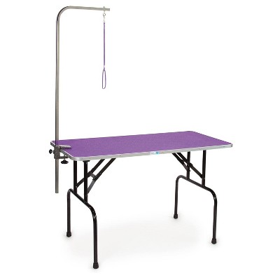 master equipment adjustable height grooming table